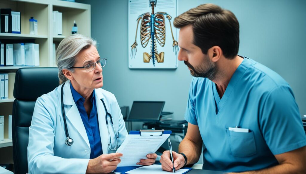 Arzt bei Nachtschweiß