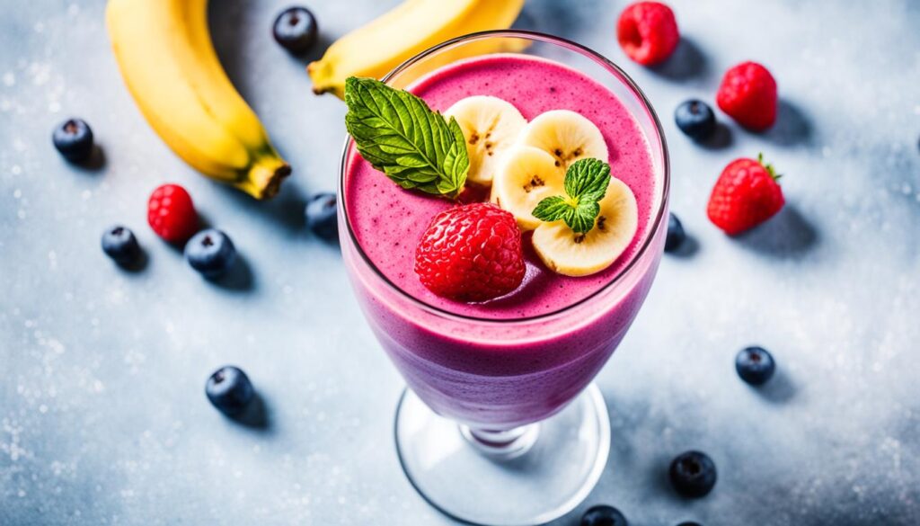 Beeren-Bananen-Smoothie