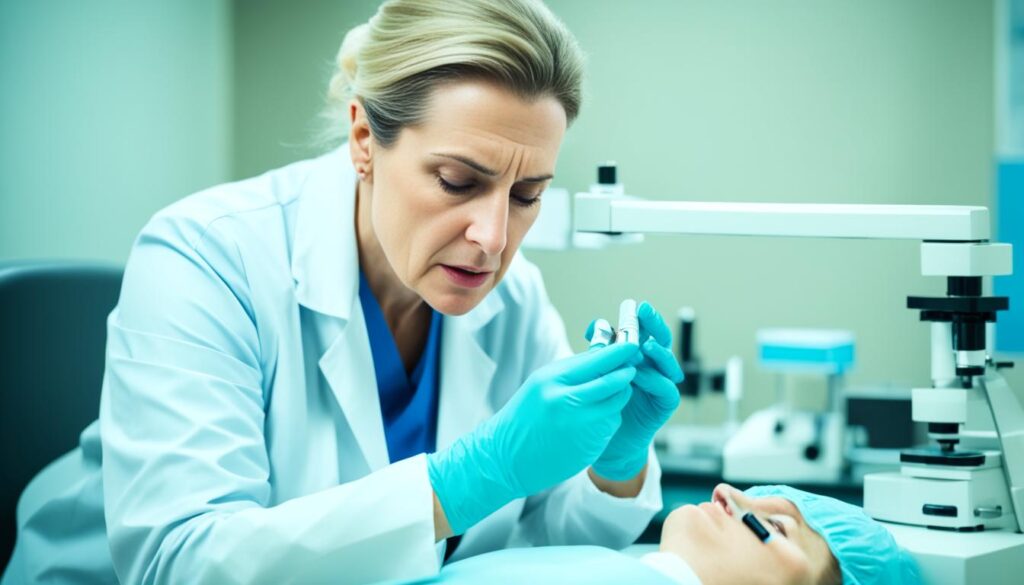 Behandlung von bedenklichem Ausfluss