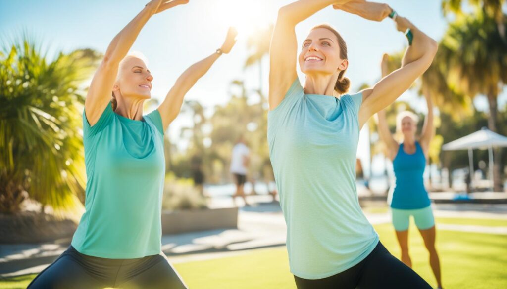 Bewegung zum Abnehmen am Bauch