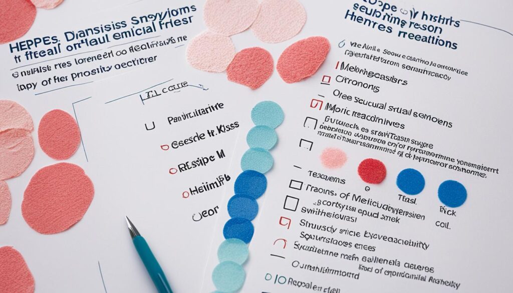 Diagnose von Herpes