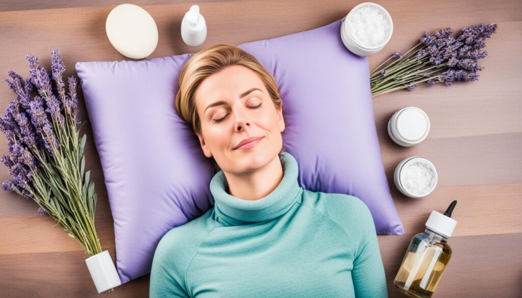 Linderung von Nackenschmerzen