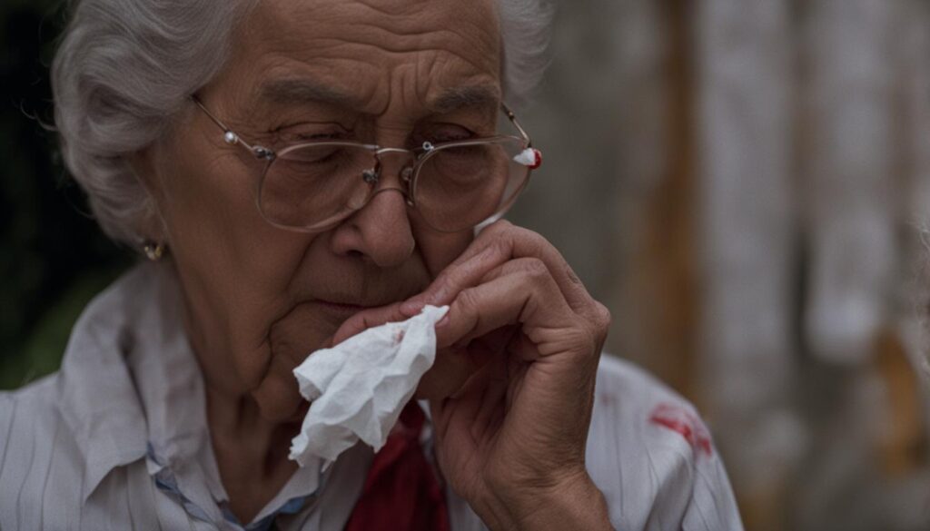 Nasenbluten bei Senioren