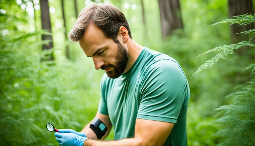Schutz vor Zeckenbissen