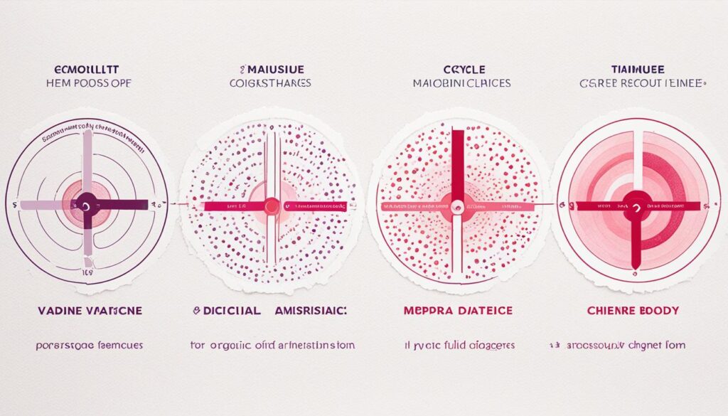 Veränderungen des Ausflusses während eines Zyklus
