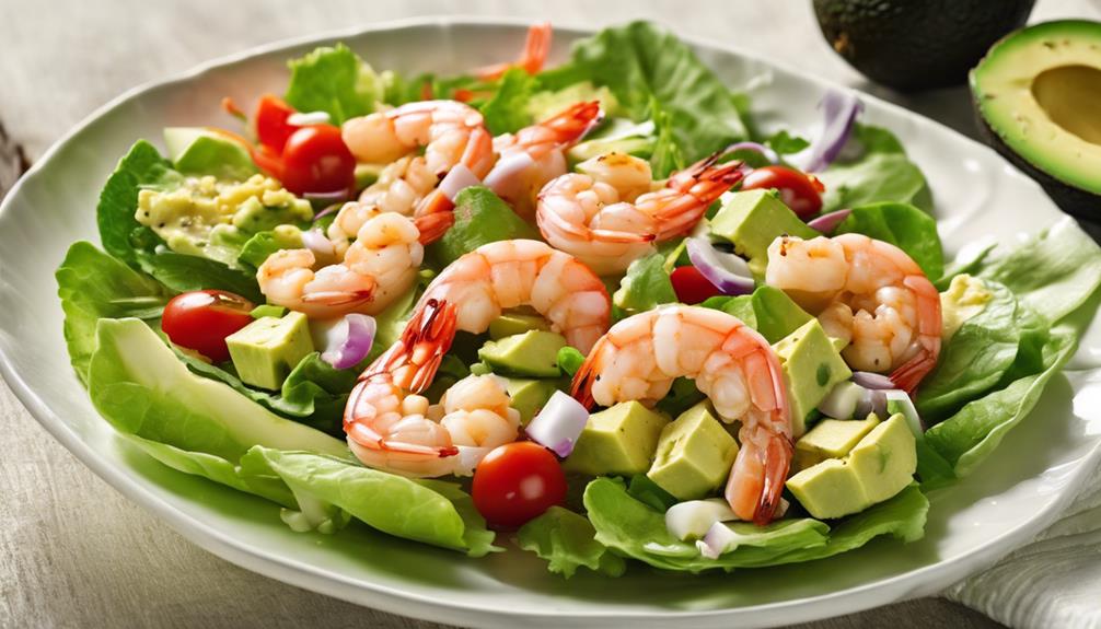 delicious avocado shrimp salad