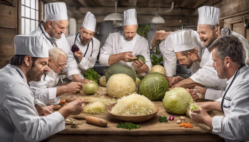 experte sauerkraut im fokus
