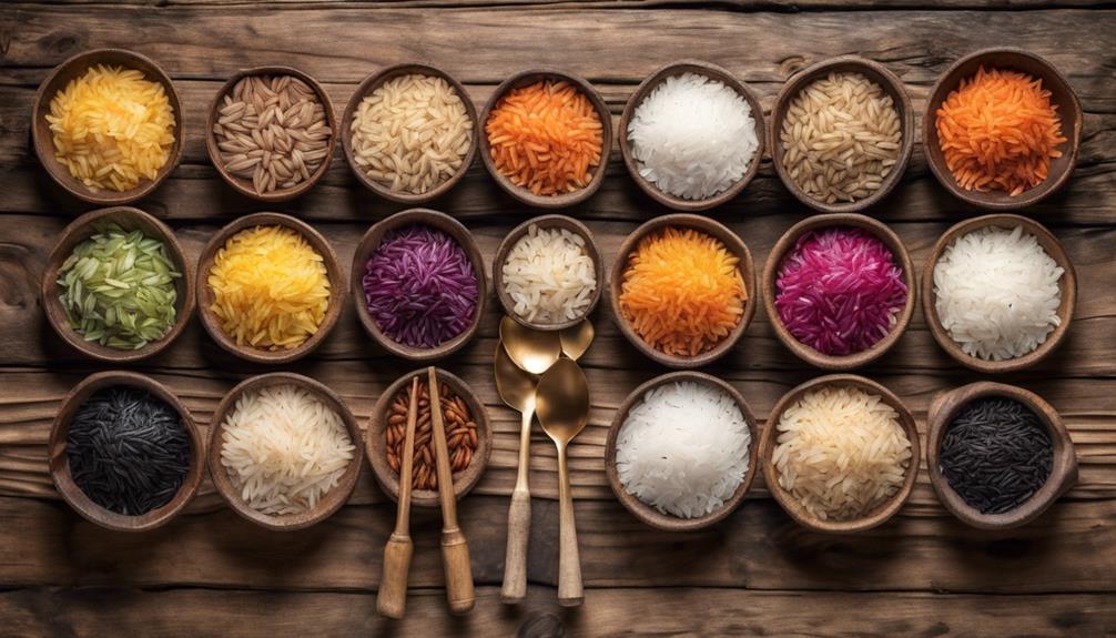 explore different types of rice