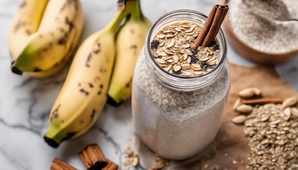 ingredients for ultimate oatmeal shake