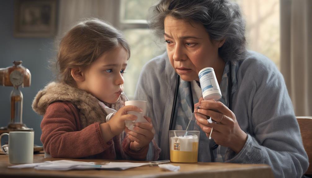 management of colds in children