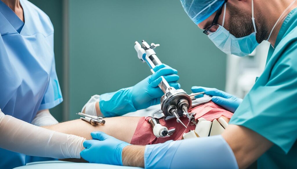 operative Behandlung von Schulterschmerzen