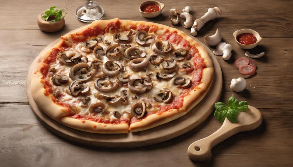 raffinierte pizza mit hochpurinika