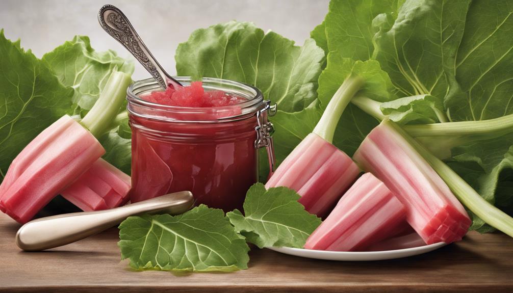 rhubarb as gout remedy