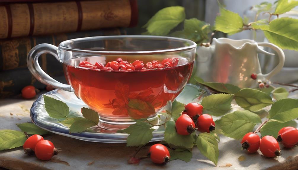 rose hip tea delight