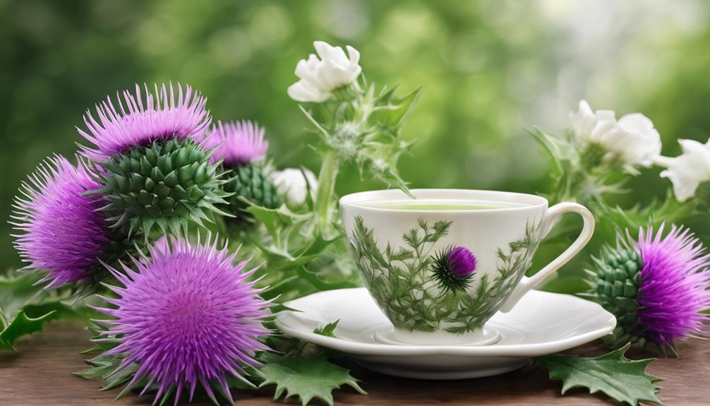 thistle milk tea remedy
