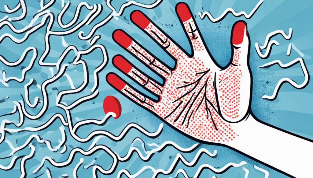 Symptome von tauben Fingerspitzen