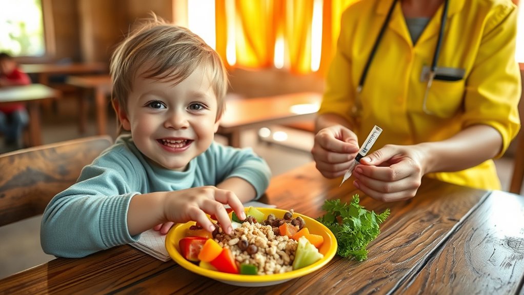 Bekämpfung von Kindheitsernährungssicherheit