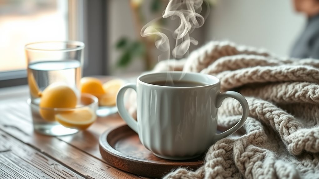 Hydratation, Ruhe, Immununterstützung
