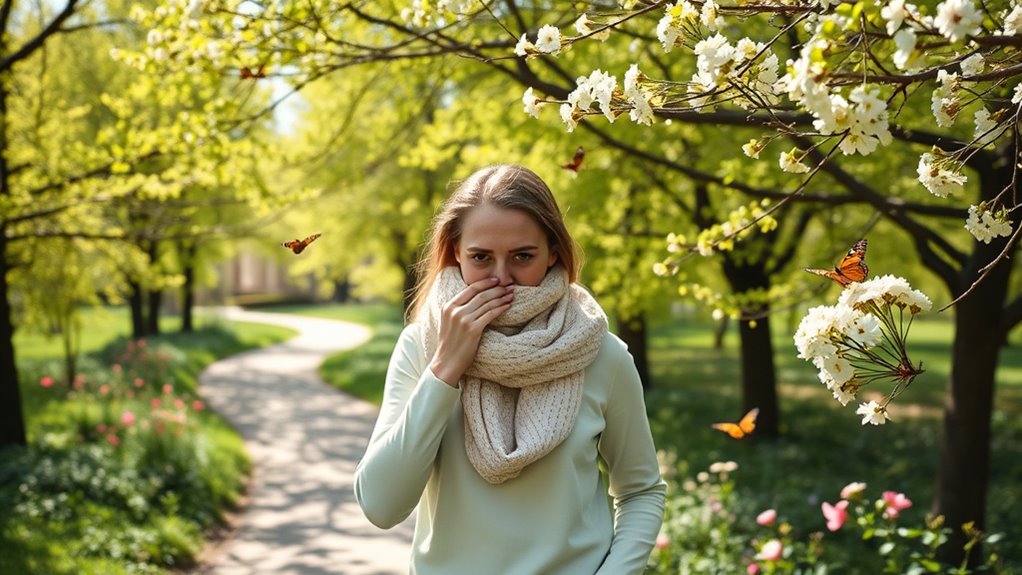 Minimieren Sie den Kontakt mit Pollen im Freien
