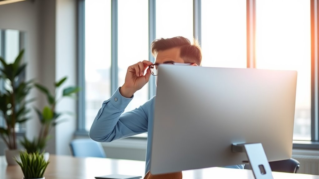 Arbeitsbereich für die Augengesundheit optimieren