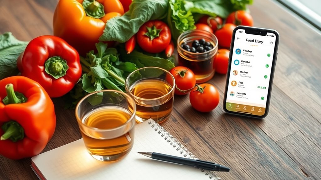 Ernährung und Symptome verfolgen