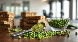Erbseprotein für Muskeln