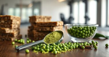Erbseprotein für Muskeln
