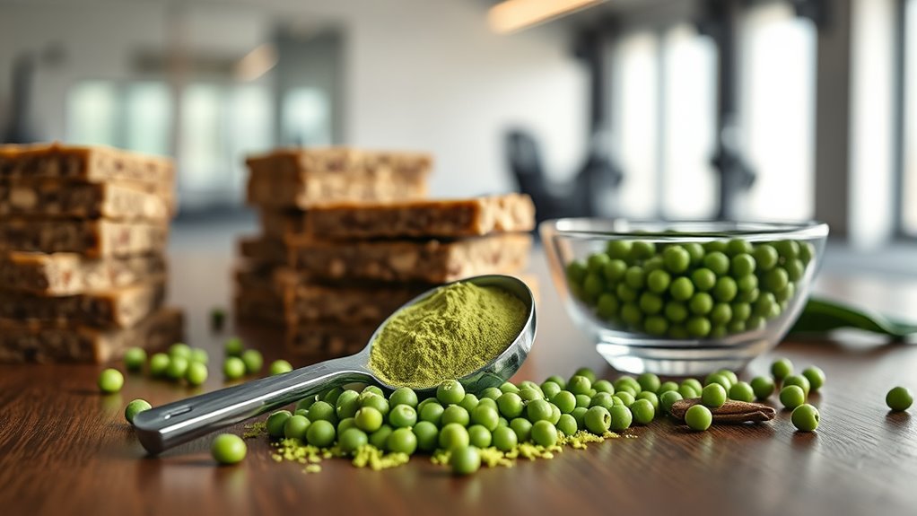 Erbseprotein für Muskeln