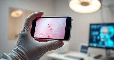 Smartphone Hautkrebsdiagnose