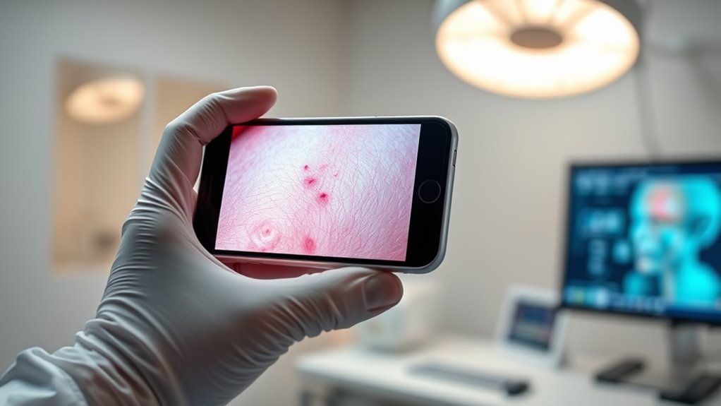 Smartphone Hautkrebsdiagnose