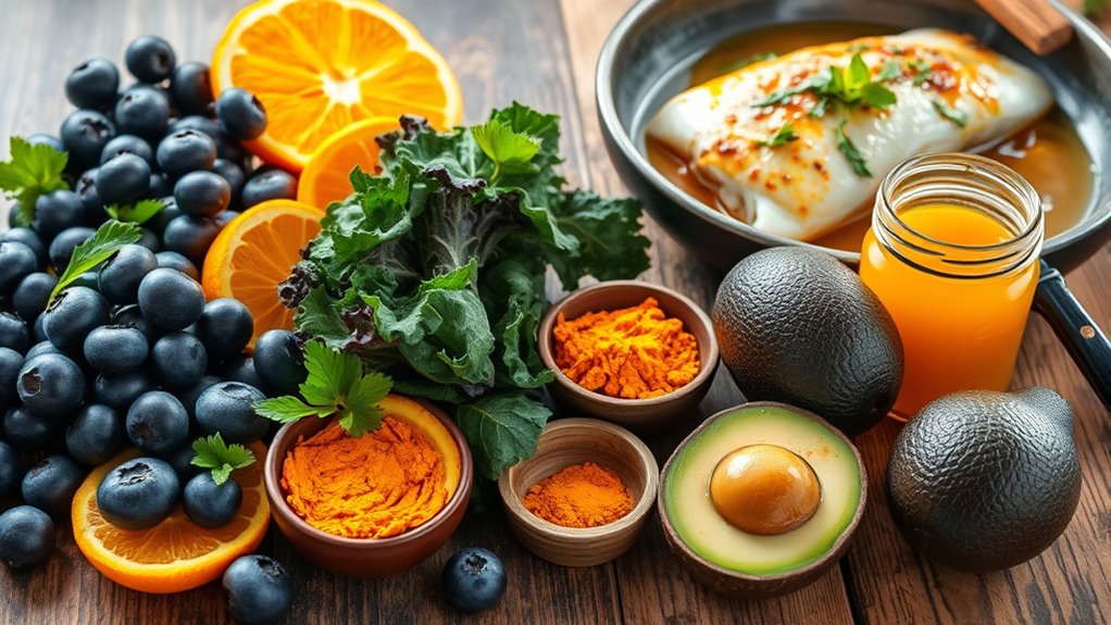 Denke täglich an entzündungshemmende Lebensmittel