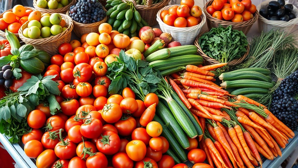 Essen Sie lokale, saisonale Produkte