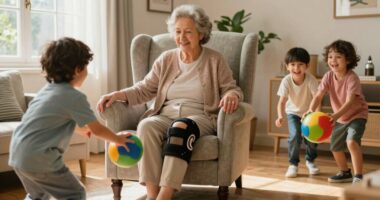 aktiver Großeltern-Arthritis-Management