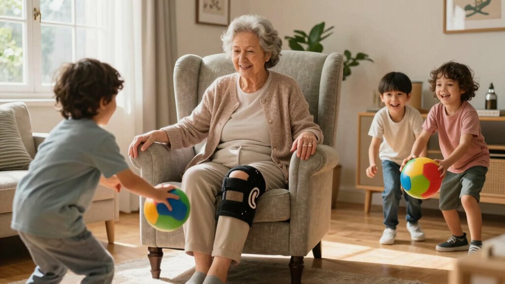 aktiver Großeltern-Arthritis-Management