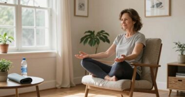 Stuhlyoga zu Hause