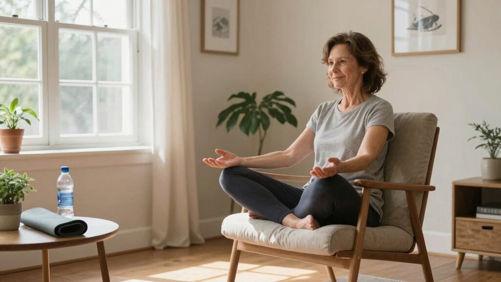 Stuhlyoga zu Hause