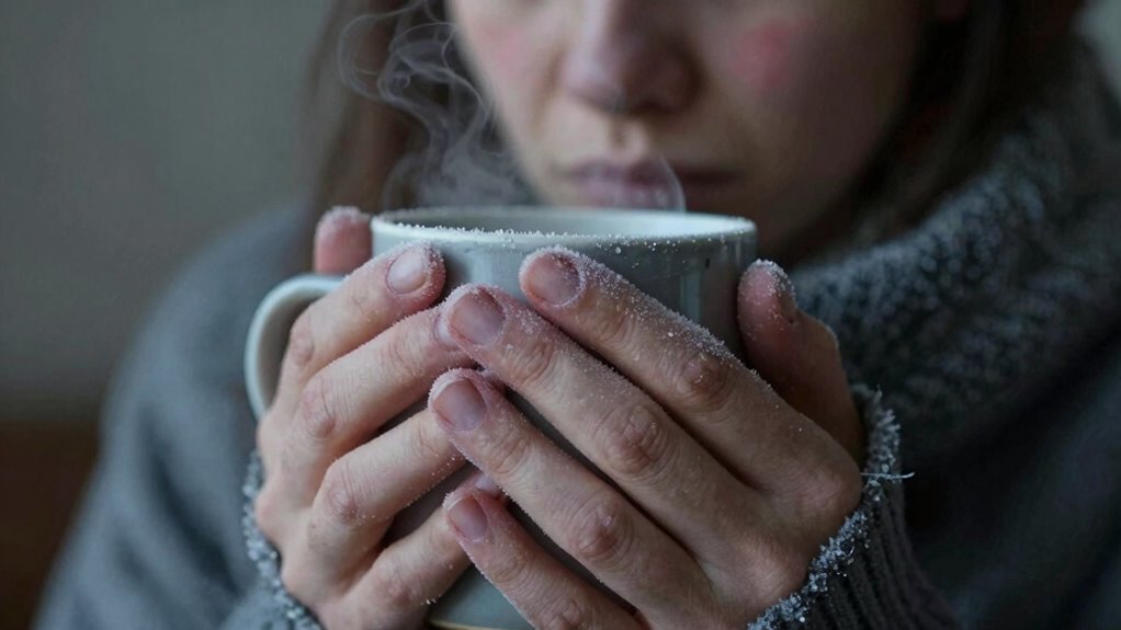 Schüttelfrost mit Körperschmerzen