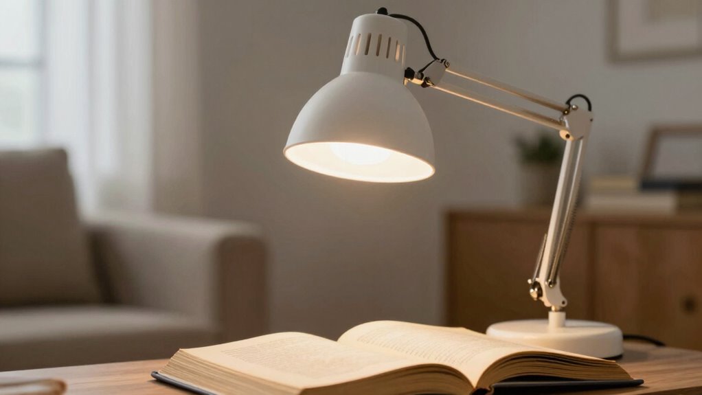 Tageslichtlampe erleichtert das Lesen