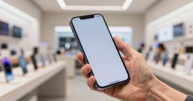 Einfache Senioren-Smartphone-Auswahl