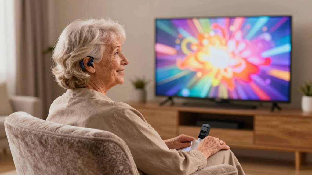 verbesserte Fernseherlebnis beim Hören