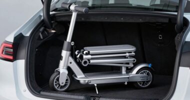 faltbarer Autos-Mobilitätsscooter