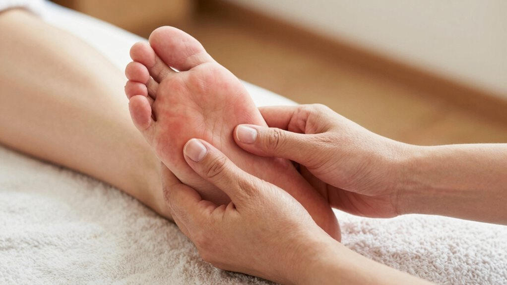 Fußmassage zur Nervenlinderung