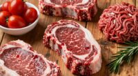 Gicht und rotes Fleisch