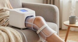 Zuhause Knie Kälte-Therapie