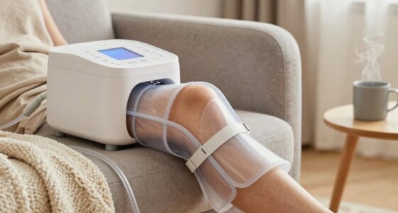 Zuhause Knie Kälte-Therapie