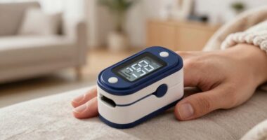 Verwendung des Pulsoximeters zu Hause