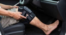 Fahrvorkehrungen bei Arthritis im Kniegelenk