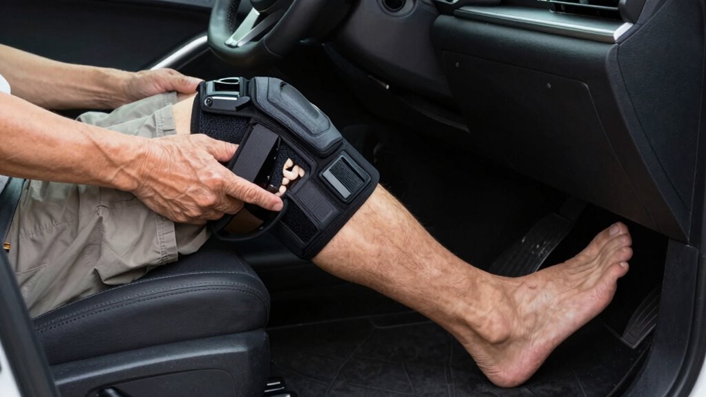 Fahrvorkehrungen bei Arthritis im Kniegelenk