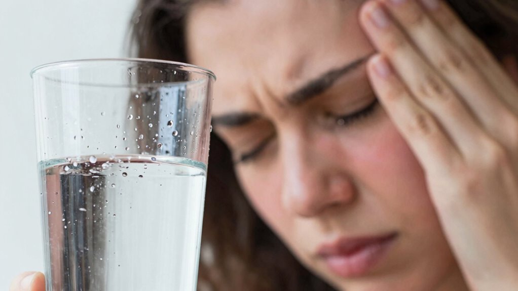 Linderung von Migräne durch Hydratation