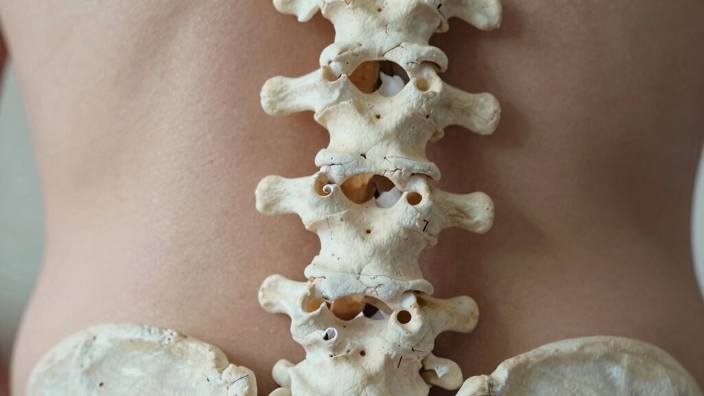 Osteoporose, die die Wirbel betrifft